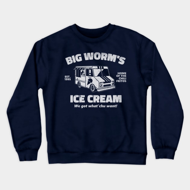 Friday - Big Worm's Ice Cream Crewneck Sweatshirt by Bigfinz